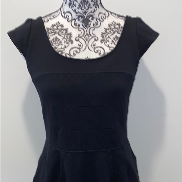 BCBGMaxAzria Black Mini Dress Size 10 - Picture 2 of 10